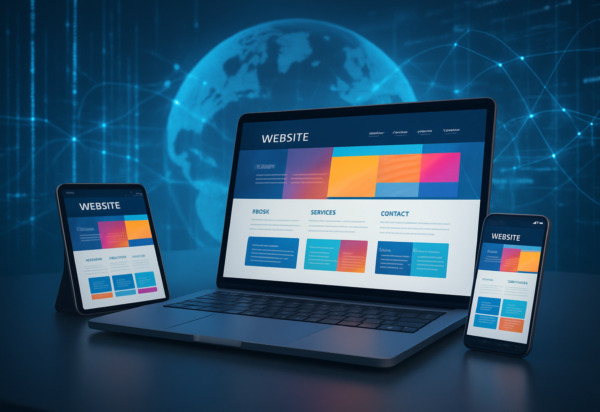 Professional website development team in Kannur working on computers - nexcrestit.com